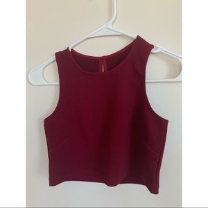 Red Crop Top